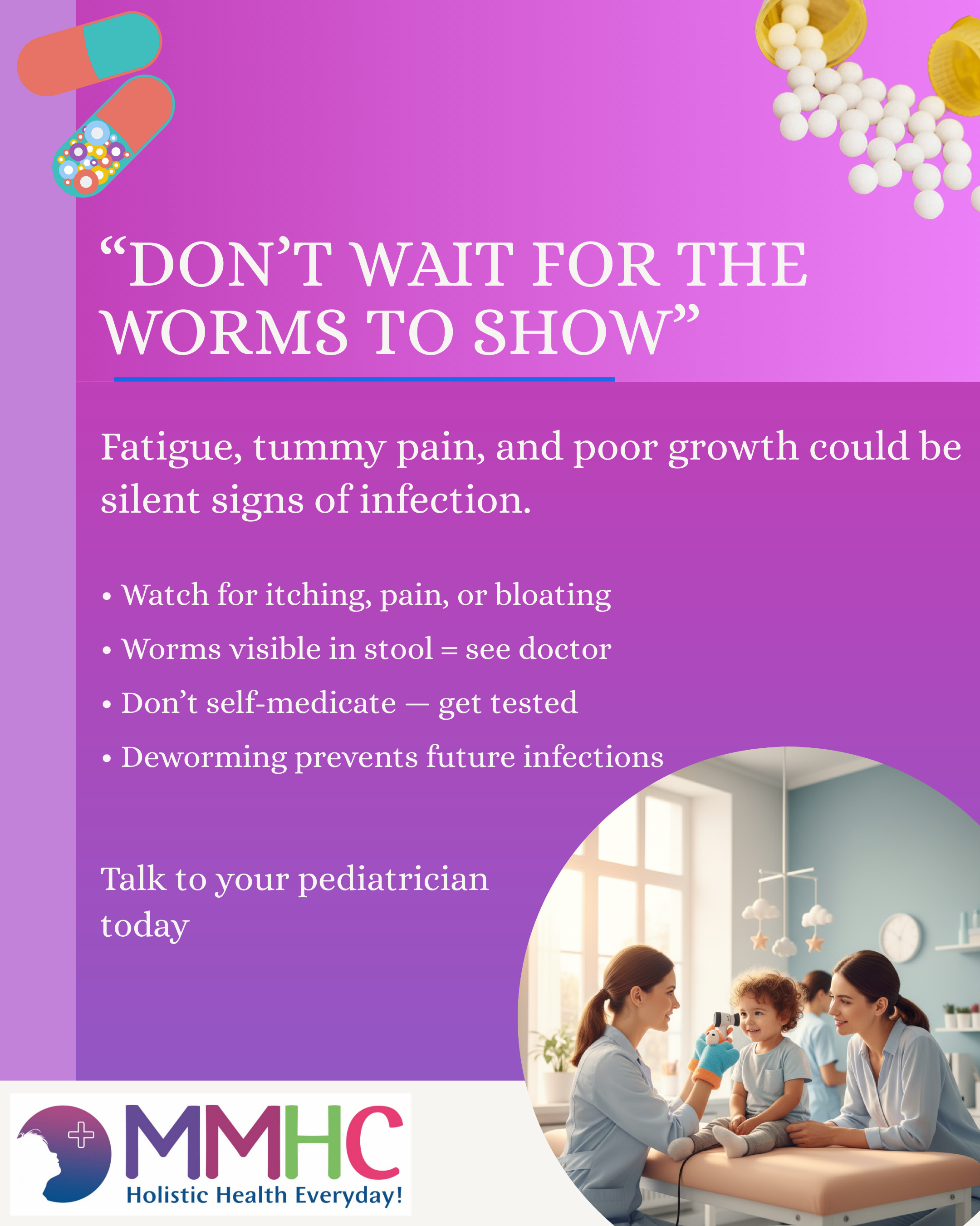 "Child health safety—worm prevention, hygiene, and care tips"