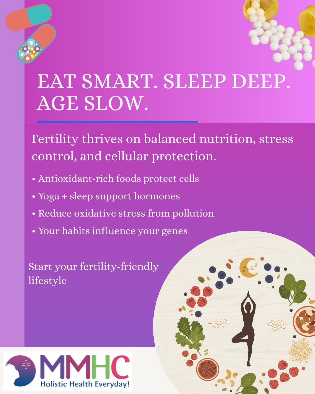 "Lifestyle choices can slow ovarian cellular aging"